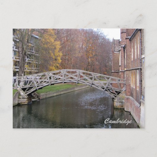 Postkarte für mathematische Brücke (Vorderseite)