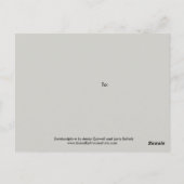 Postkarte für Meerestiere (Rückseite)