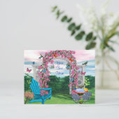 Postkarte für meinen Garten (Stehend Vorderseite)