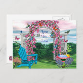 Postkarte für meinen Garten (Vorne/Hinten)