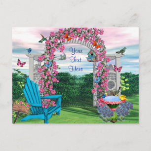 Postkarte für meinen Garten