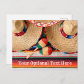 Postkarte für mexikanische Gegenstände (Vorne/Hinten)