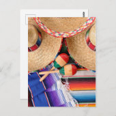 Postkarte für mexikanische Gegenstände (Vorne/Hinten)