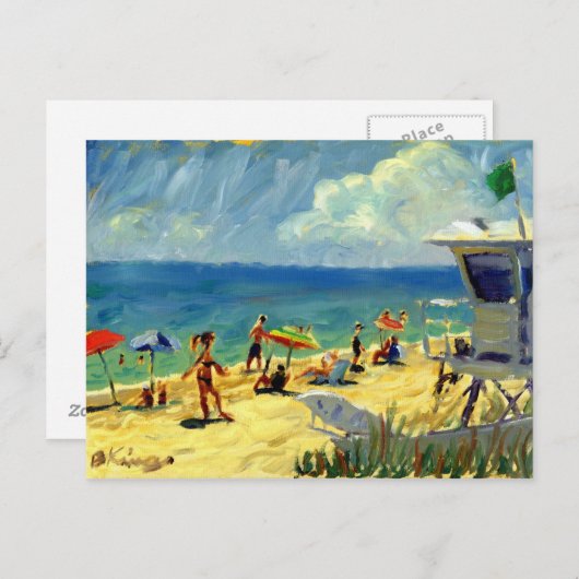 Postkarte für Midtown Beach (Vorne/Hinten)