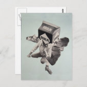 Postkarte für Milchabholung (Vorne/Hinten)