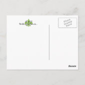 Postkarte für Monogram-Lilie (Rückseite)