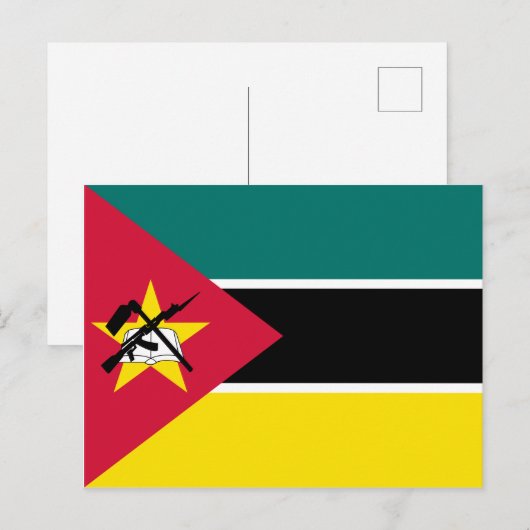 Postkarte für Mosambik (Vorne/Hinten)