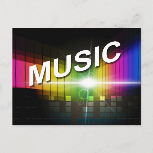 Postkarte für Musikabbildungen (Vorderseite)
