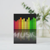 Postkarte für Musikreisen (Stehend Vorderseite)