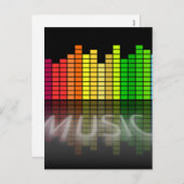 Postkarte für Musikreisen (Vorne/Hinten)
