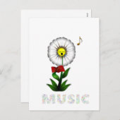 Postkarte für Musikreisen (Vorne/Hinten)