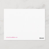 Postkarte für Mutter und Tochter Familie (Rückseite)