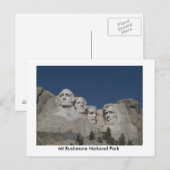 Postkarte für Nationalparks (Vorne/Hinten)