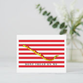 Postkarte für Navy Jack (Stehend Vorderseite)