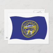 Postkarte für Nebraska (Vorne/Hinten)