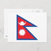 Postkarte für Nepal (Vorne/Hinten)
