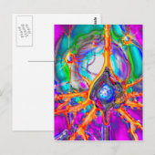 Postkarte für Neuronen (Vorne/Hinten)