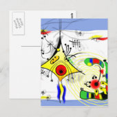 Postkarte für Neuronen (Vorne/Hinten)