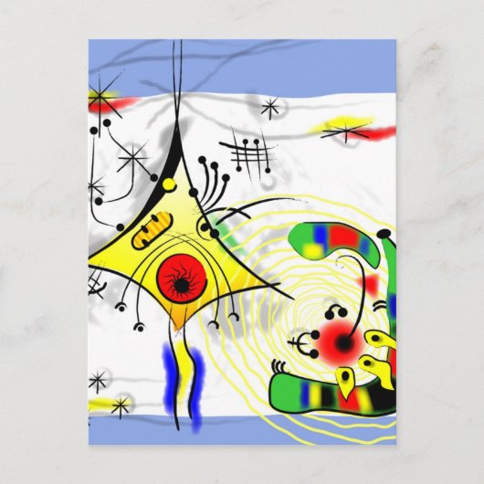 Postkarte für Neuronen (Vorderseite)