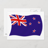 Postkarte für Neuseeland (Vorne/Hinten)