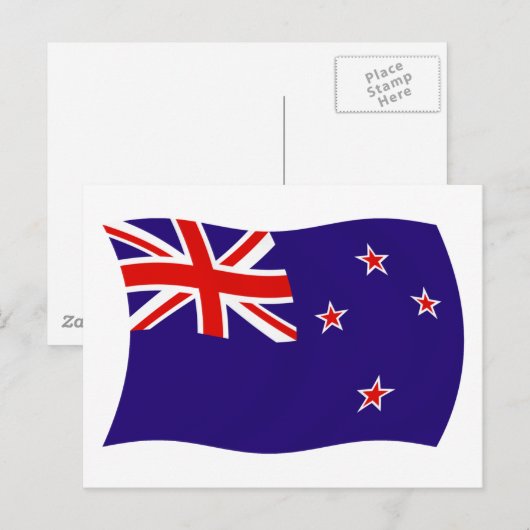 Postkarte für Neuseeland (Vorne/Hinten)