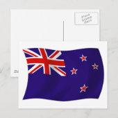 Postkarte für Neuseeland (Vorne/Hinten)