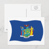 Postkarte für New York (Vorne/Hinten)