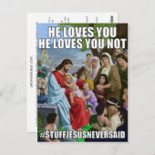 Postkarte für nicht austauschbare Liebe (SJNS) (Vorne/Hinten)