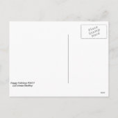 Postkarte für nicht-denominationale glückliche Tag (Rückseite)