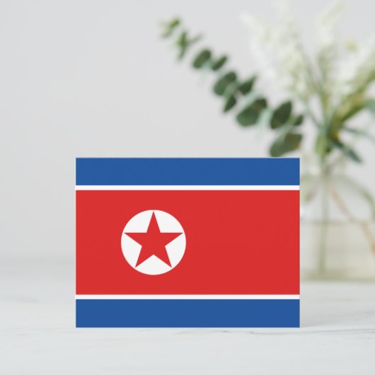 Postkarte für Nordkorea (Stehend Vorderseite)