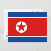 Postkarte für Nordkorea (Vorne/Hinten)