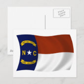 Postkarte für North Carolina (Vorne/Hinten)