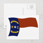 Postkarte für North Carolina (Vorne/Hinten)