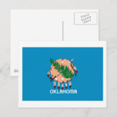 Postkarte für Oklahoma (Vorne/Hinten)