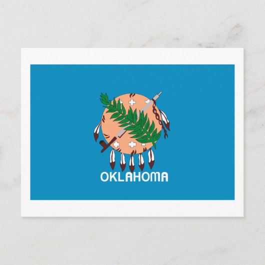 Postkarte für Oklahoma (Vorderseite)