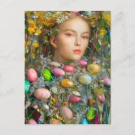 Postkarte für Ostergöttin