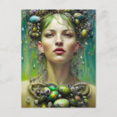 Postkarte für Ostergöttin (Vorderseite)