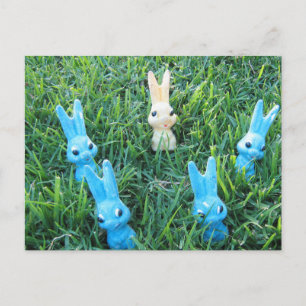 Postkarte für Osterhasen