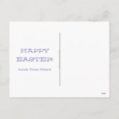 Postkarte für Osterküken (Rückseite)