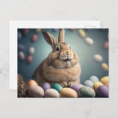 Postkarte für Ostern (Vorne/Hinten)