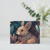 Postkarte für Ostern (Stehend Vorderseite)