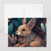 Postkarte für Ostern (Vorne/Hinten)