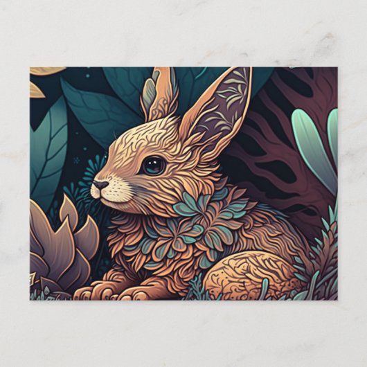 Postkarte für Ostern (Vorderseite)