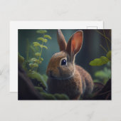 Postkarte für Ostern (Vorne/Hinten)