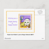 Postkarte für Ostern (Rückseite)