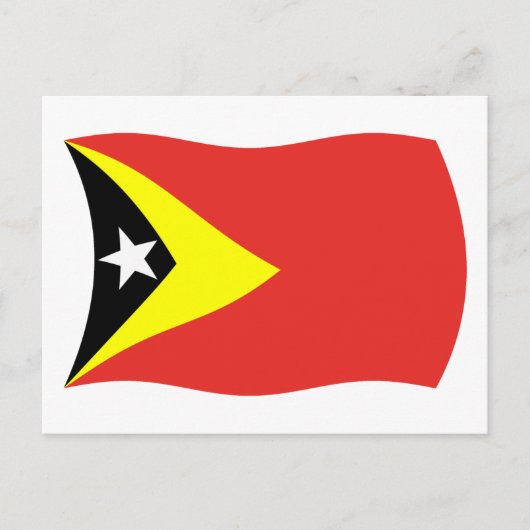 Postkarte für Osttimor-Flagge (Vorderseite)