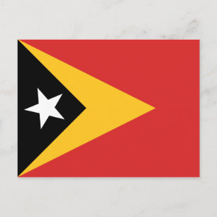 Postkarte für Osttimor-Flagge