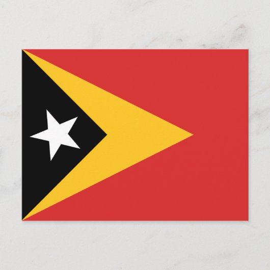 Postkarte für Osttimor-Flagge (Vorderseite)