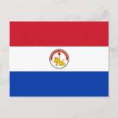Postkarte für Paraguay (Vorderseite)