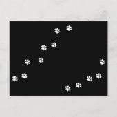 Postkarte für Paw Prints (Vorderseite)